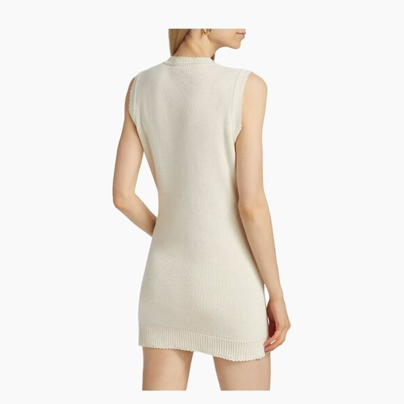 Reformation Catalina 100% Organic Cotton Knit Minidress Size M - Picture 4 of 10